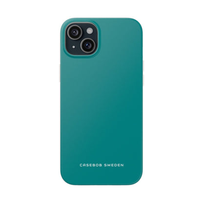 Dark Cyan iPhone 15 - Flexi Phone Case