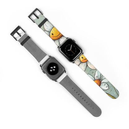 Smiling Daisies Burst - Watch Band