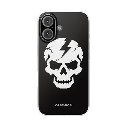 Lightning Skull iPhone 16 Case - Soft