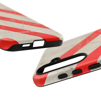 Striker Crimson Stripes Samsung S24 - Tough Phone Case