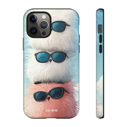 Fluffy Creatures Stack - iPhone Case