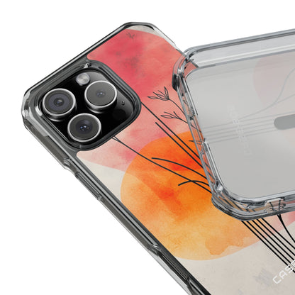 Curved Stem Sunset iPhone 16 Pro Max Case - Impact
