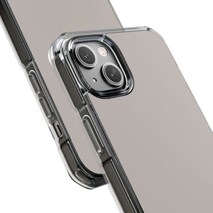 Pale Silver | Phone Case for iPhone (Clear Impact Case - Magnetic)