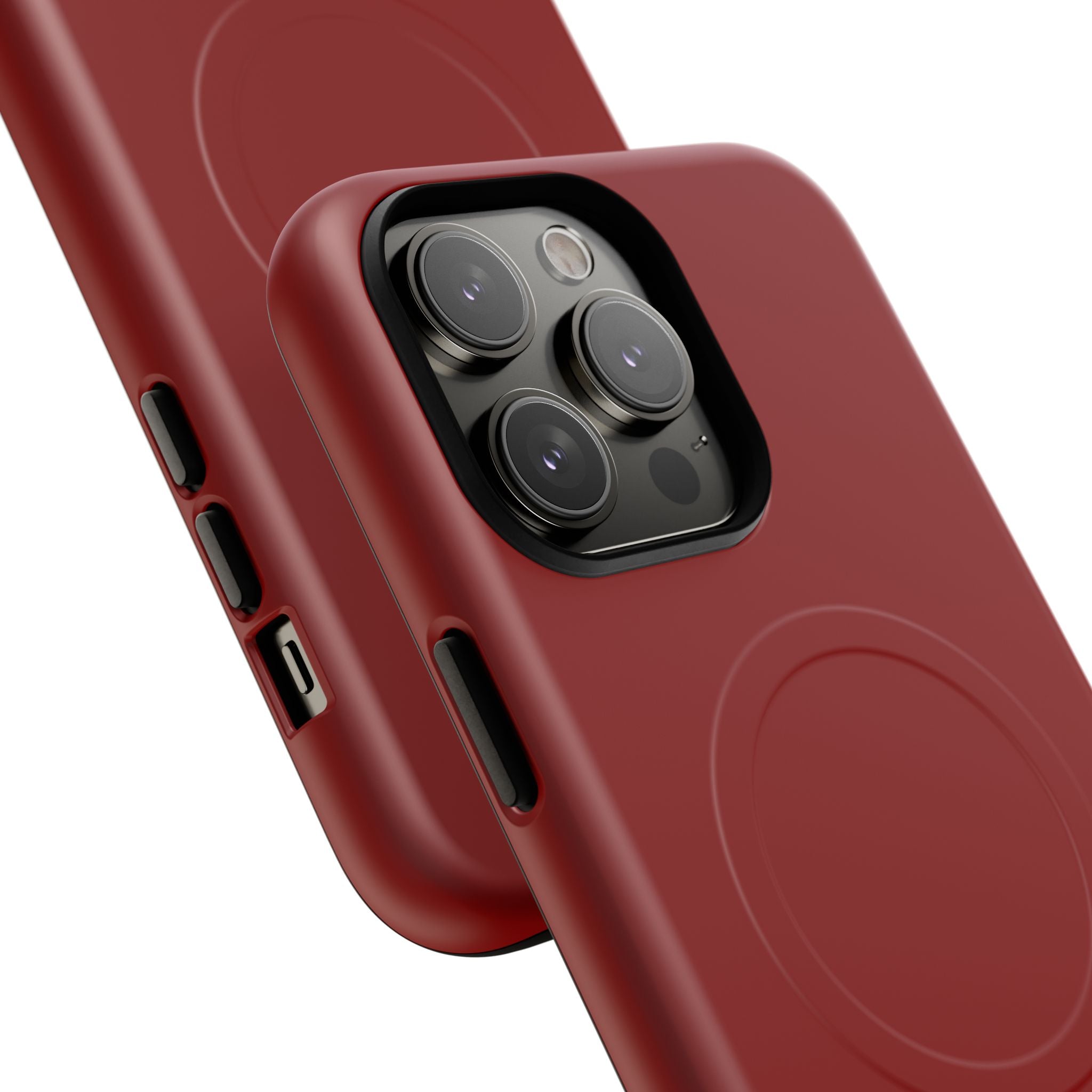 Dark Red iPhone 14 | Tough+ Phone Case