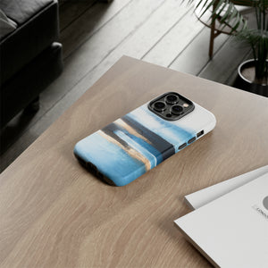 Oil Painting - Abstract Blue - Protective Phone Case