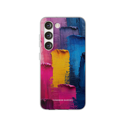 Bold Abstract Texture - Flexi Samsung S23 Phone Case