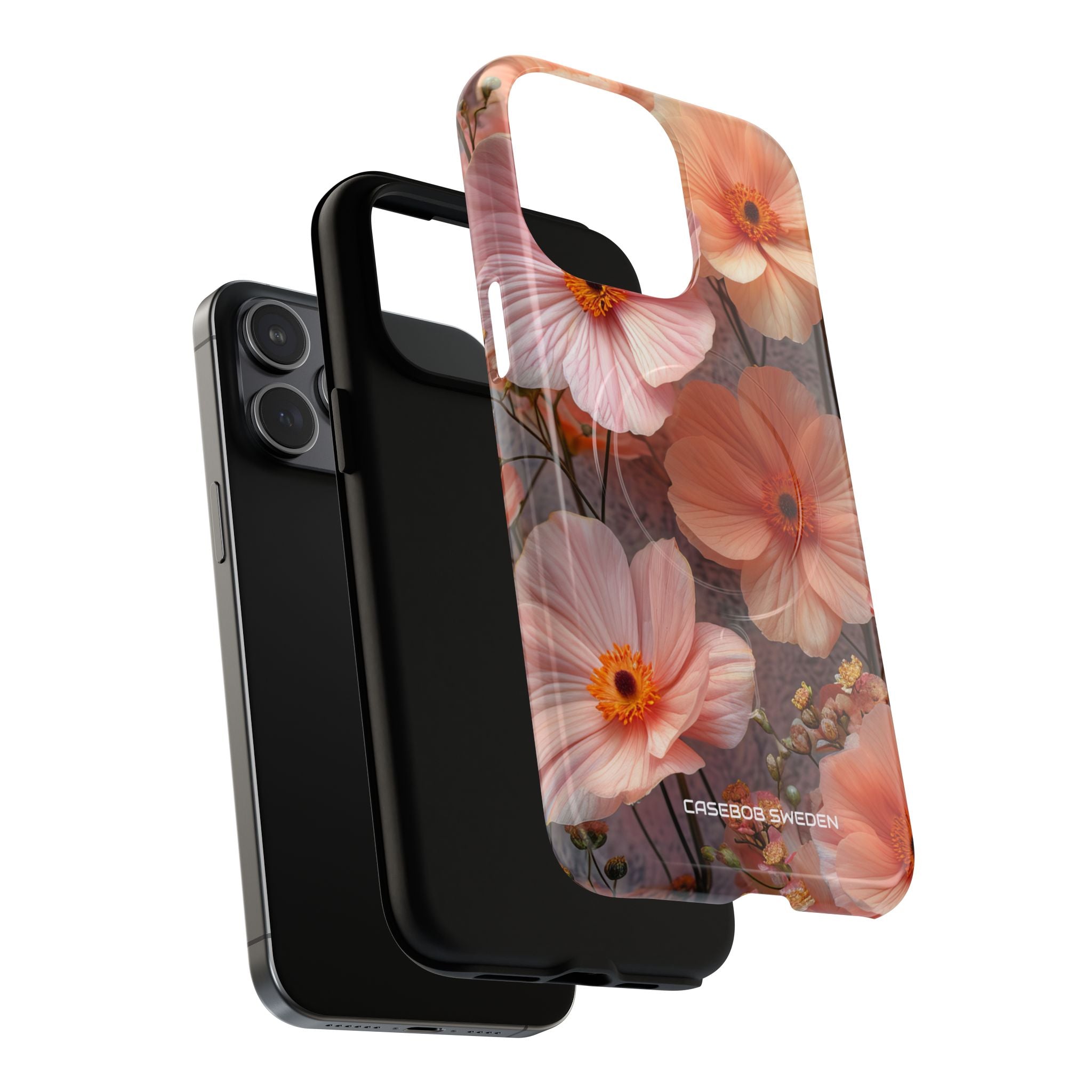 Serene Botanical Blooms - Tough + MagSafe® iPhone 15 Phone Case