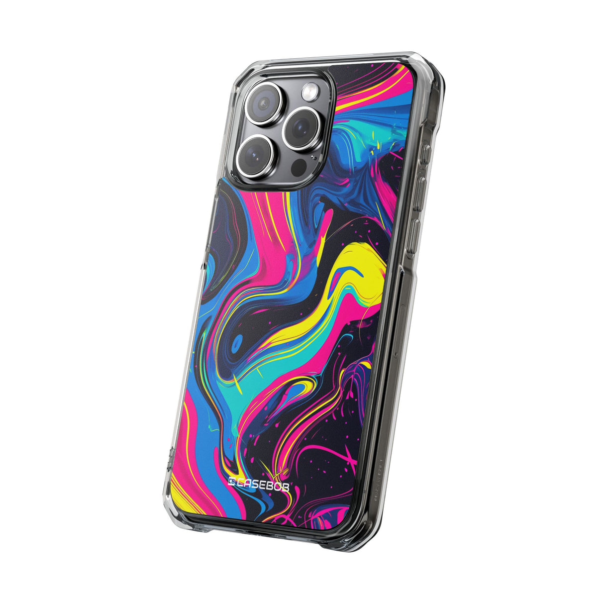 Pantone Neon Patterns | Phone Case for iPhone (Clear Impact Case - Magnetic)