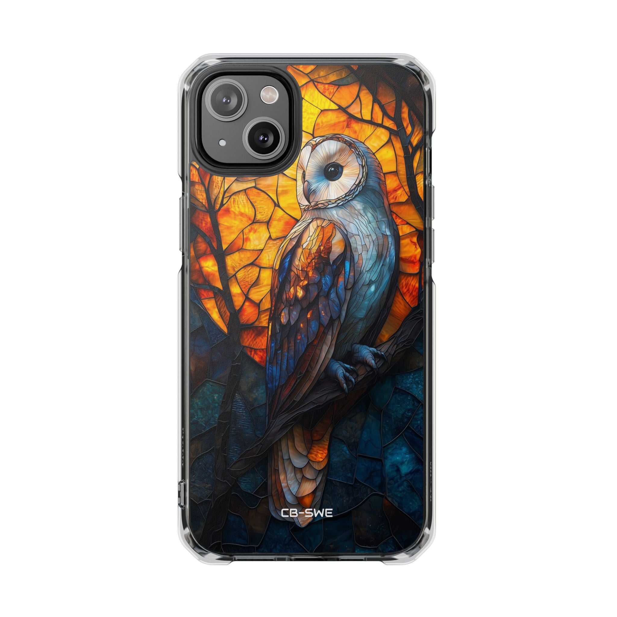 Owl Gazes Moonlight iPhone Case - Impact