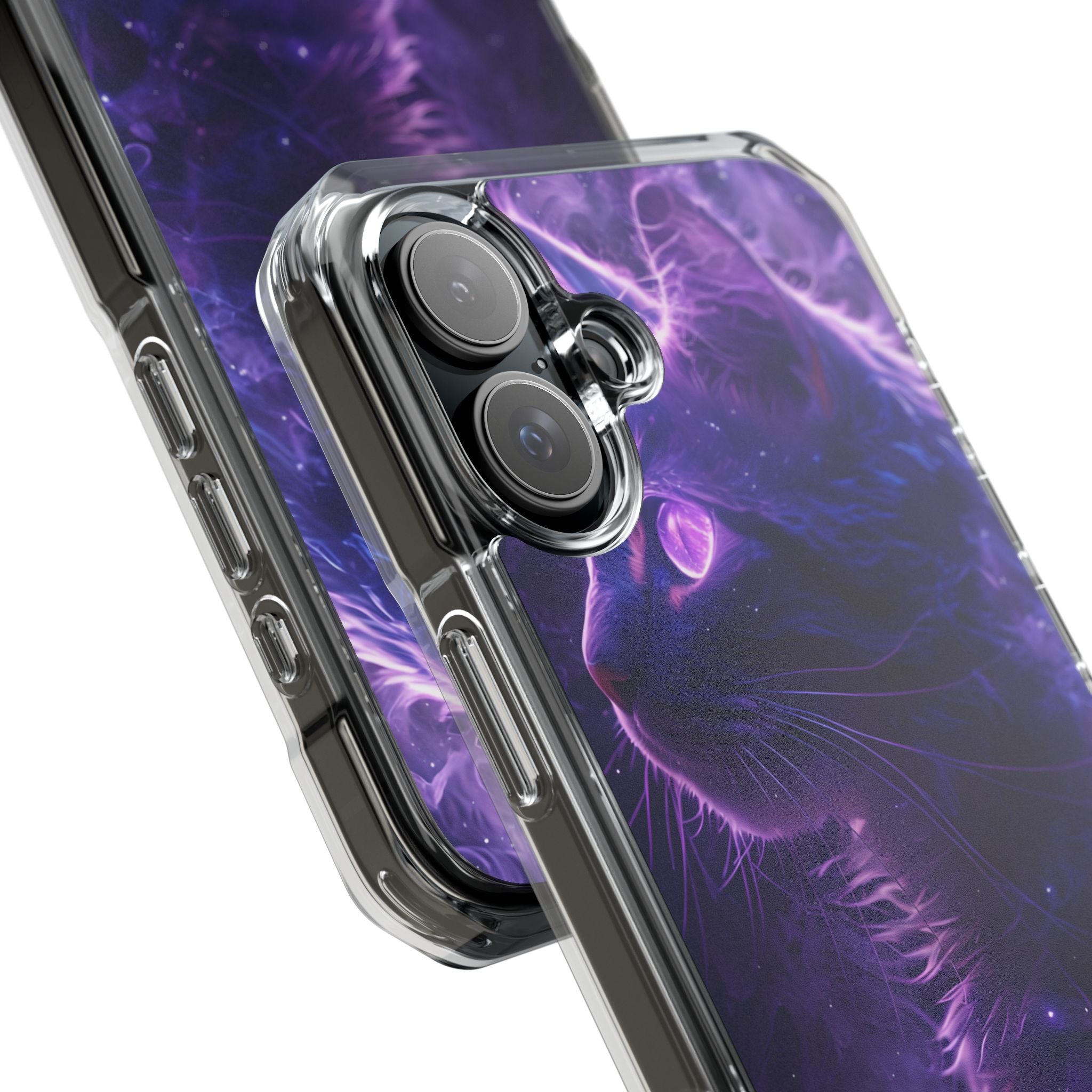 Mystical Starlit Cat iPhone Case - Impact
