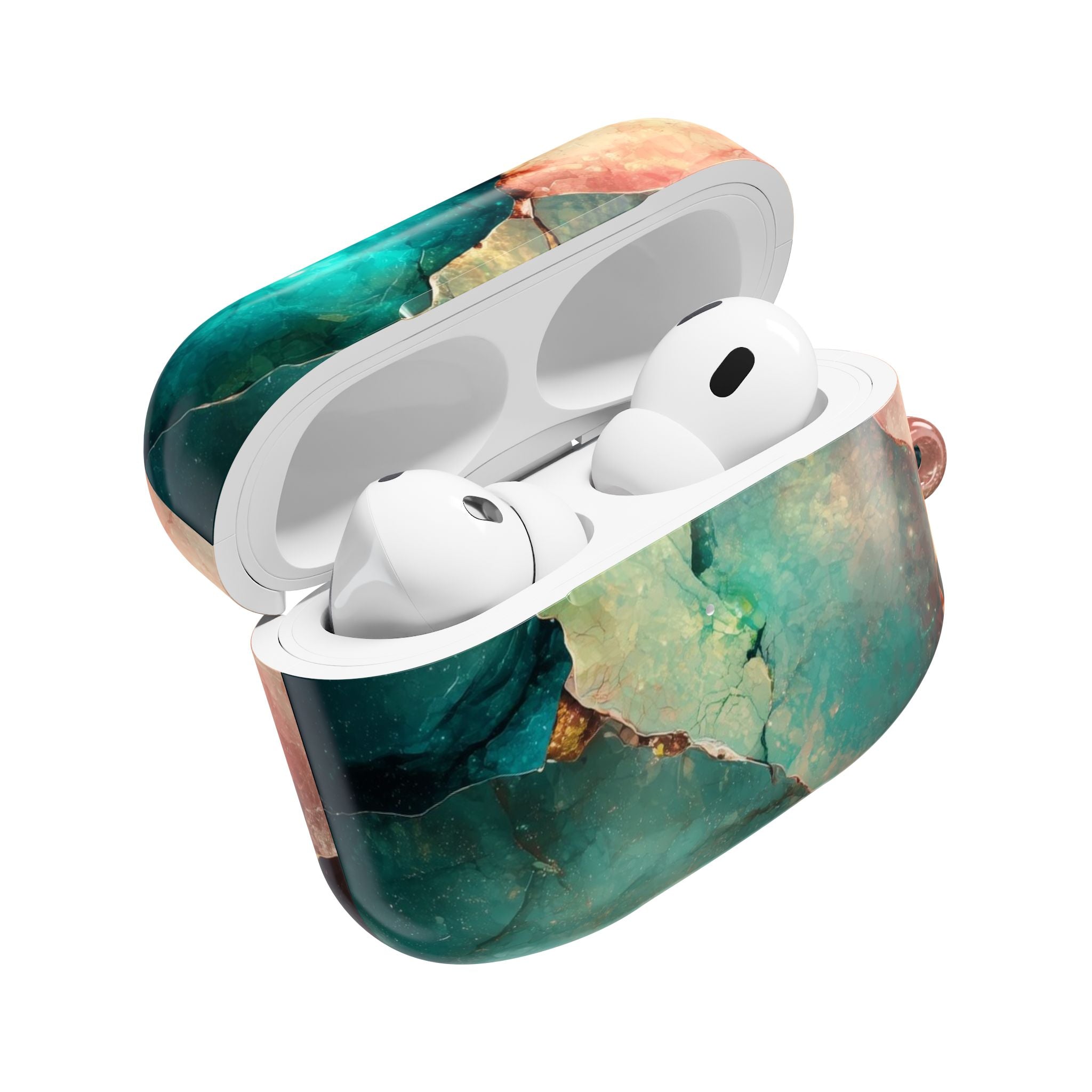 Haljennut jalokivi turkoosi - AirPods Case