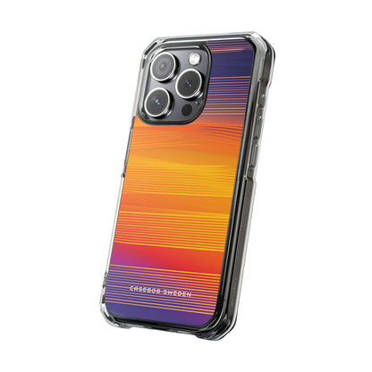 Gradient Sunset Flow iPhone 15 - Clear Impact Phone Case