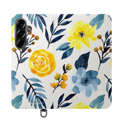 Yellow Blue Blossoms - Samsung S25+ Case - Pung