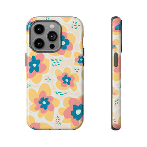 Yellow Happy Flower - Protective Phone Case