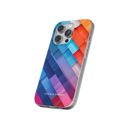 Vibrant GeoFlow iPhone 14 - Flexi Phone Case