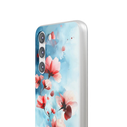 Pink Blossom Drift Samsung S23 Plus Case - Soft