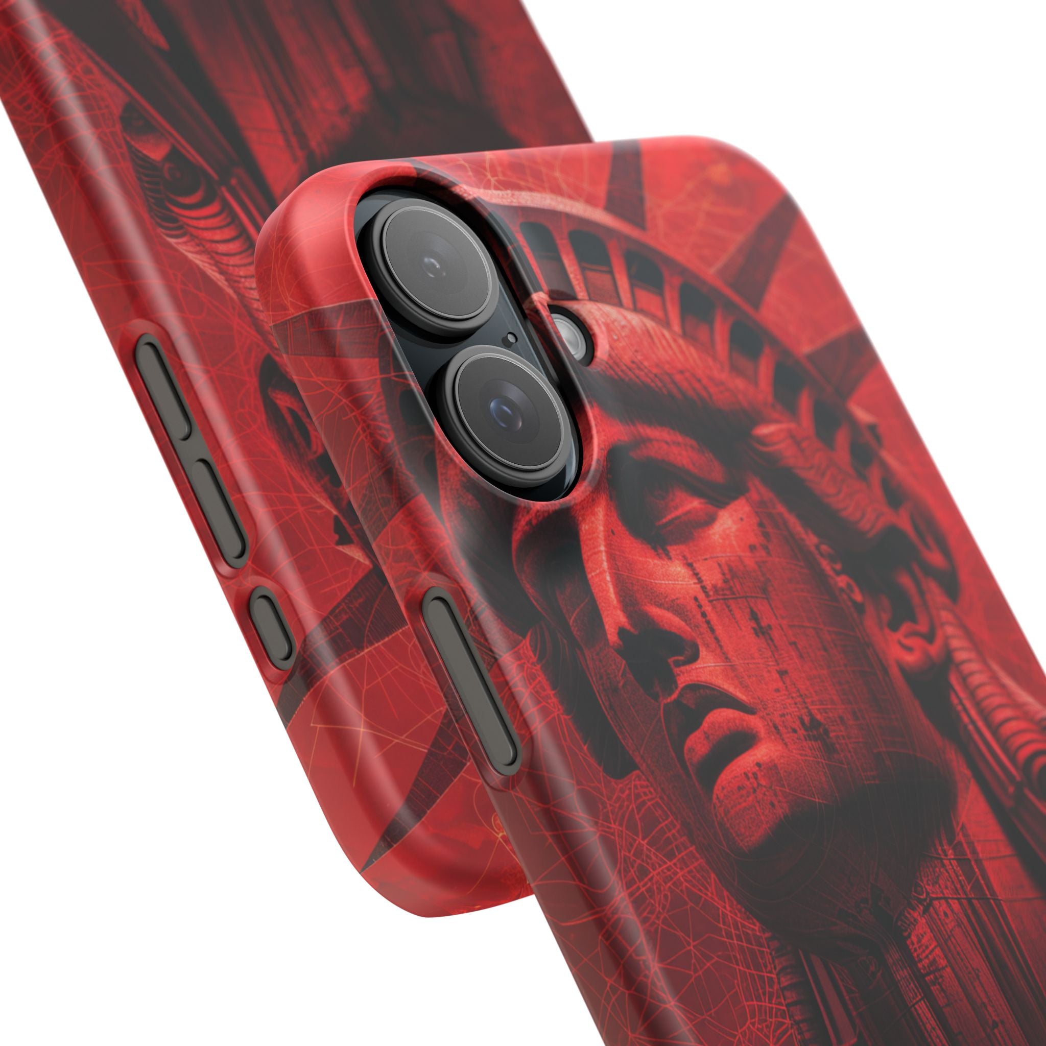 Zen Red Liberty Vision iPhone 16 - Slim Phone Case