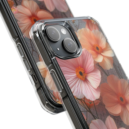 Serene Botanical Blooms - Clear Impact iPhone 15 Phone Case