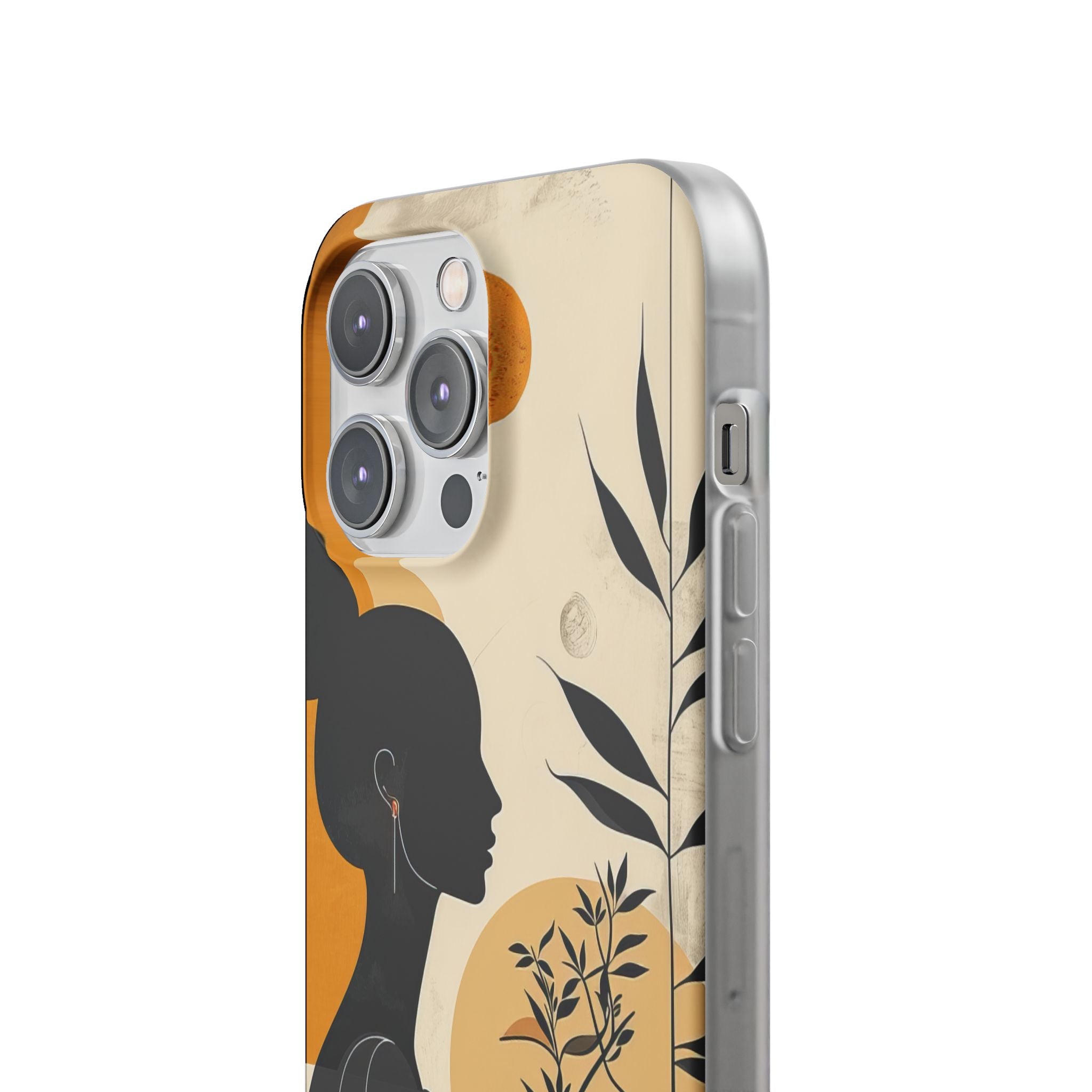 Modern Silhouette Tranquility | Flexible Phone Case for iPhone