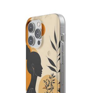 Modern Silhouette Tranquility | Flexible Phone Case for iPhone