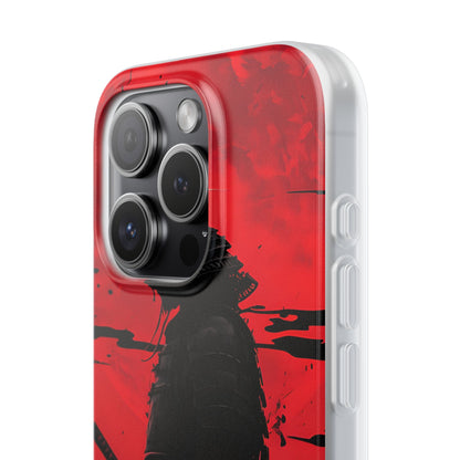 Crimson Samurai iPhone 15 Pro Case - Soft