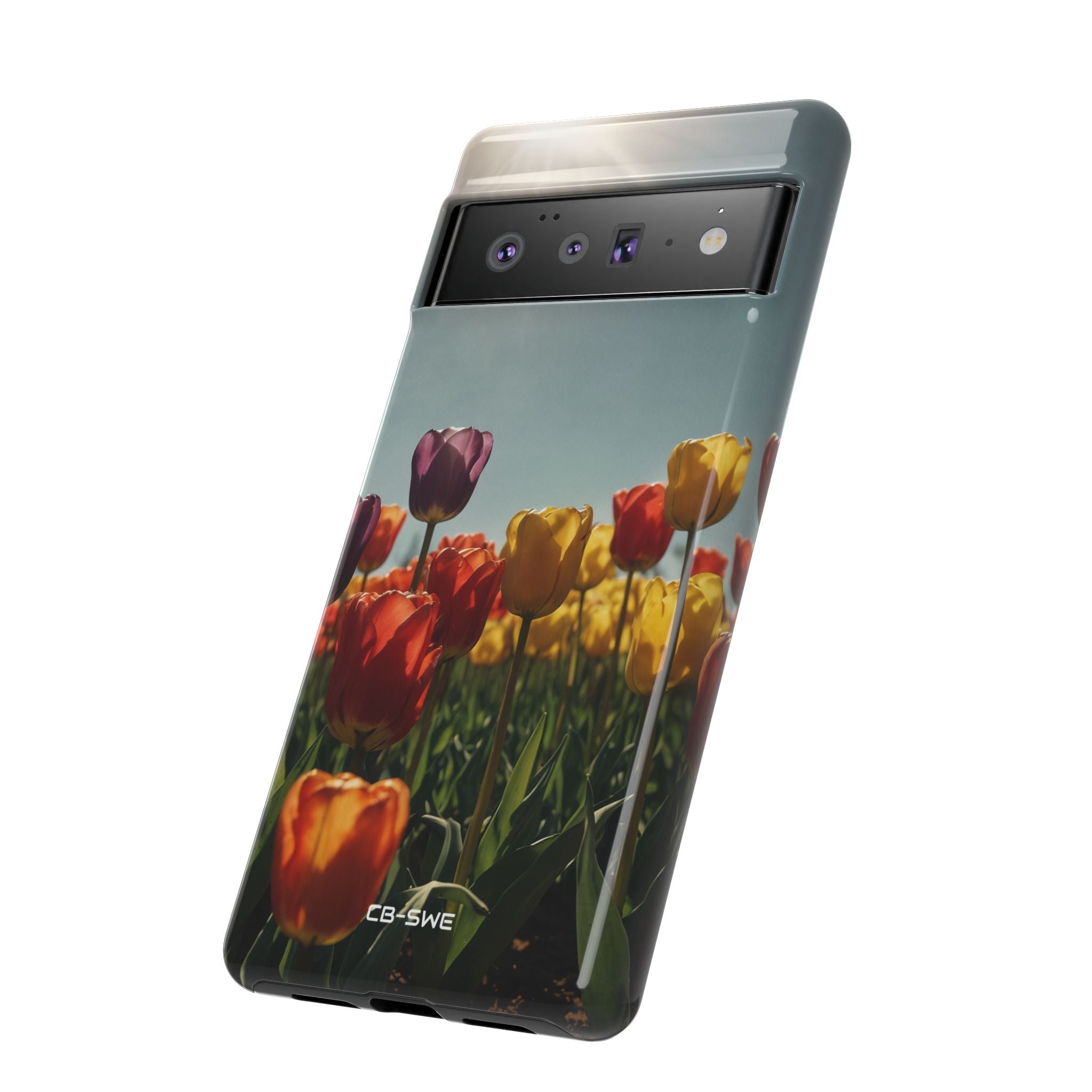 Tulips Embrace Sunlight - Google Pixel Case