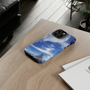 Landscape in fantasy planet 89 - Protective Phone Case