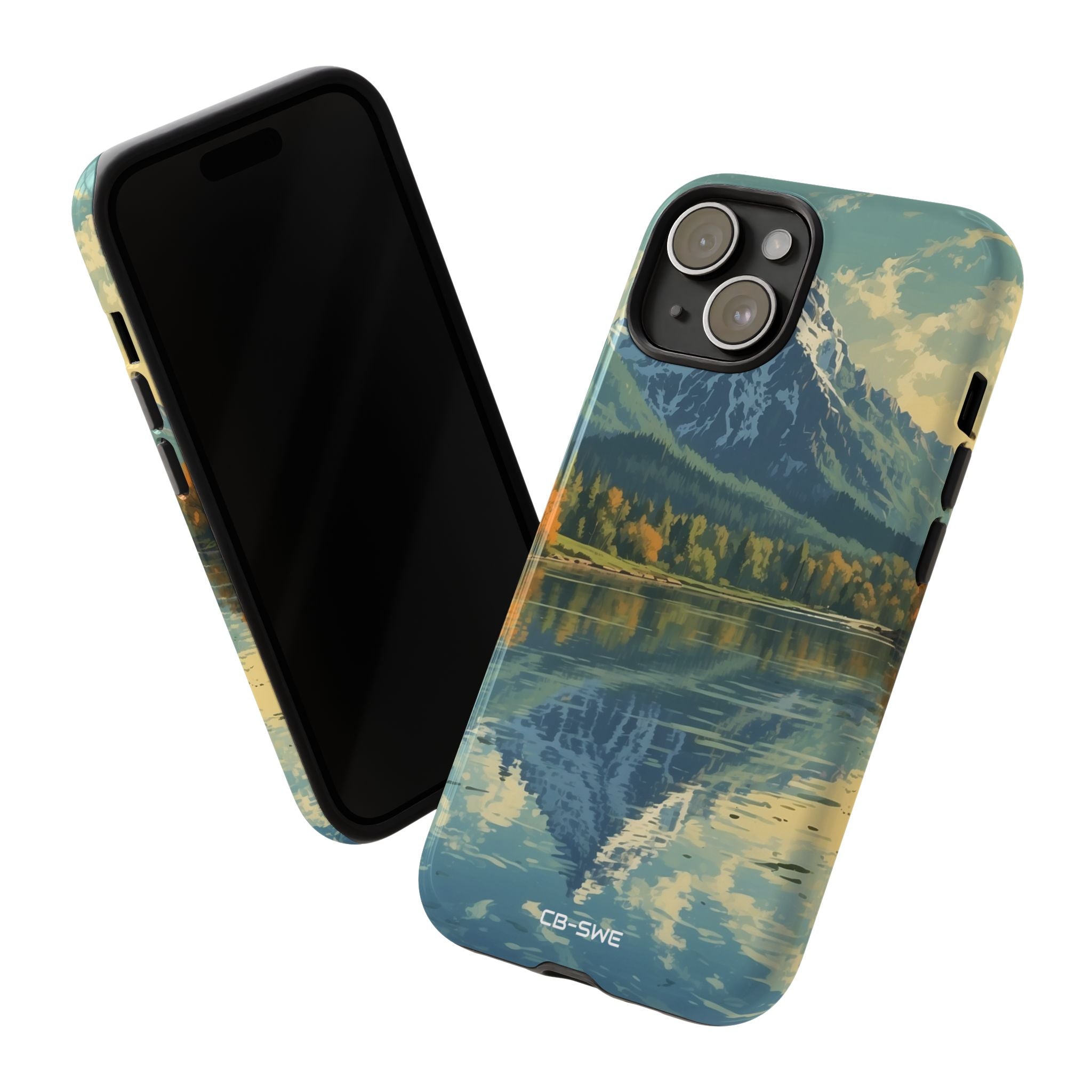 Mountain Reflects Calm - iPhone Case