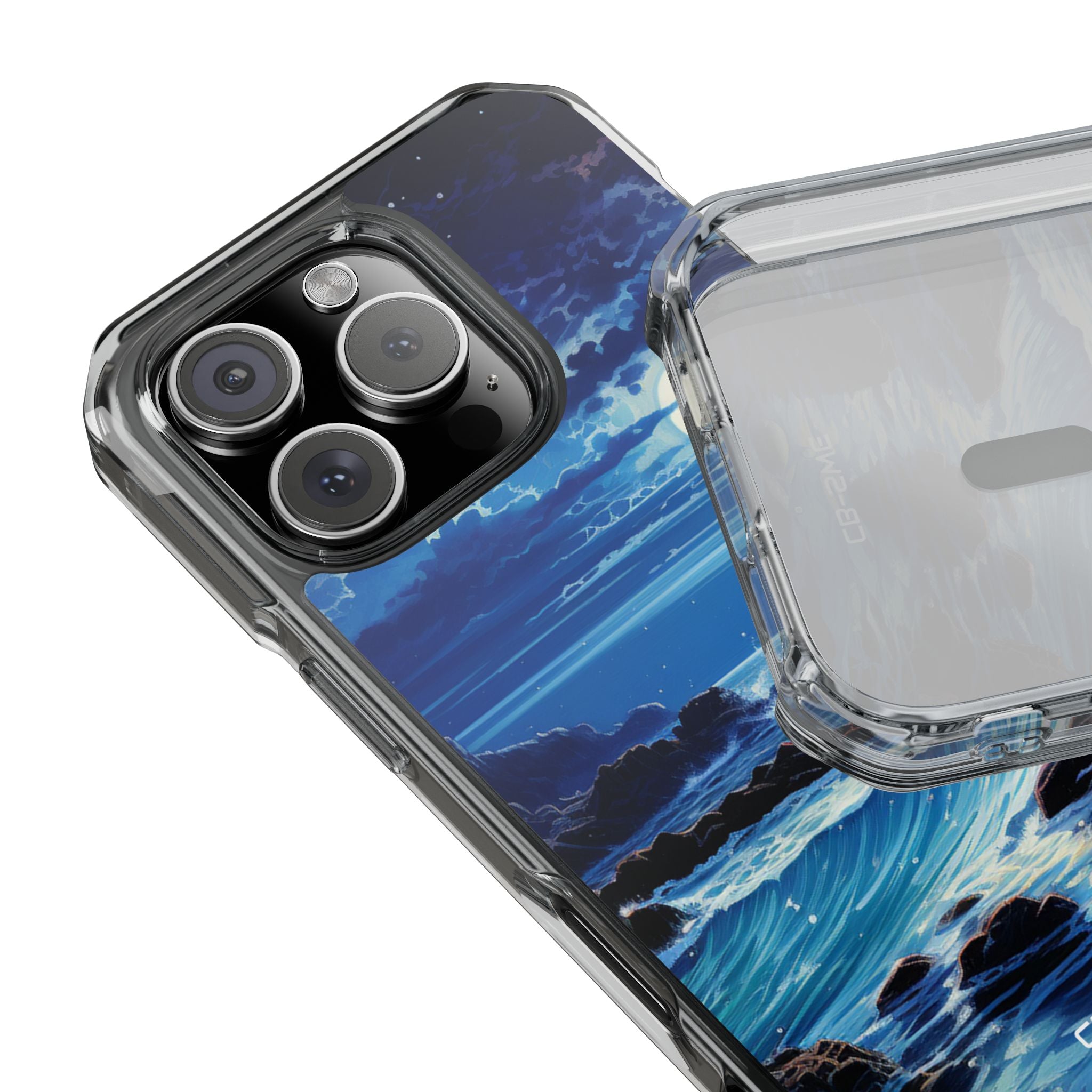 Moonlit Sea Dance iPhone Case - Impact