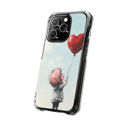 Heart Balloon Glow iPhone 14 Pro Case - Impact