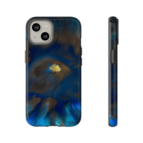 Space Galaxy Ink Art iPhone Case (Protective) iPhone 14 Glossy Phone Case