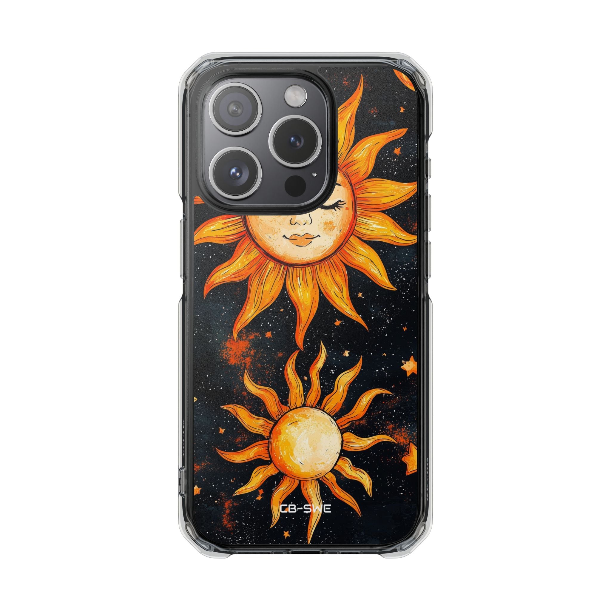 Celestial Suns Dance iPhone Case - Impact