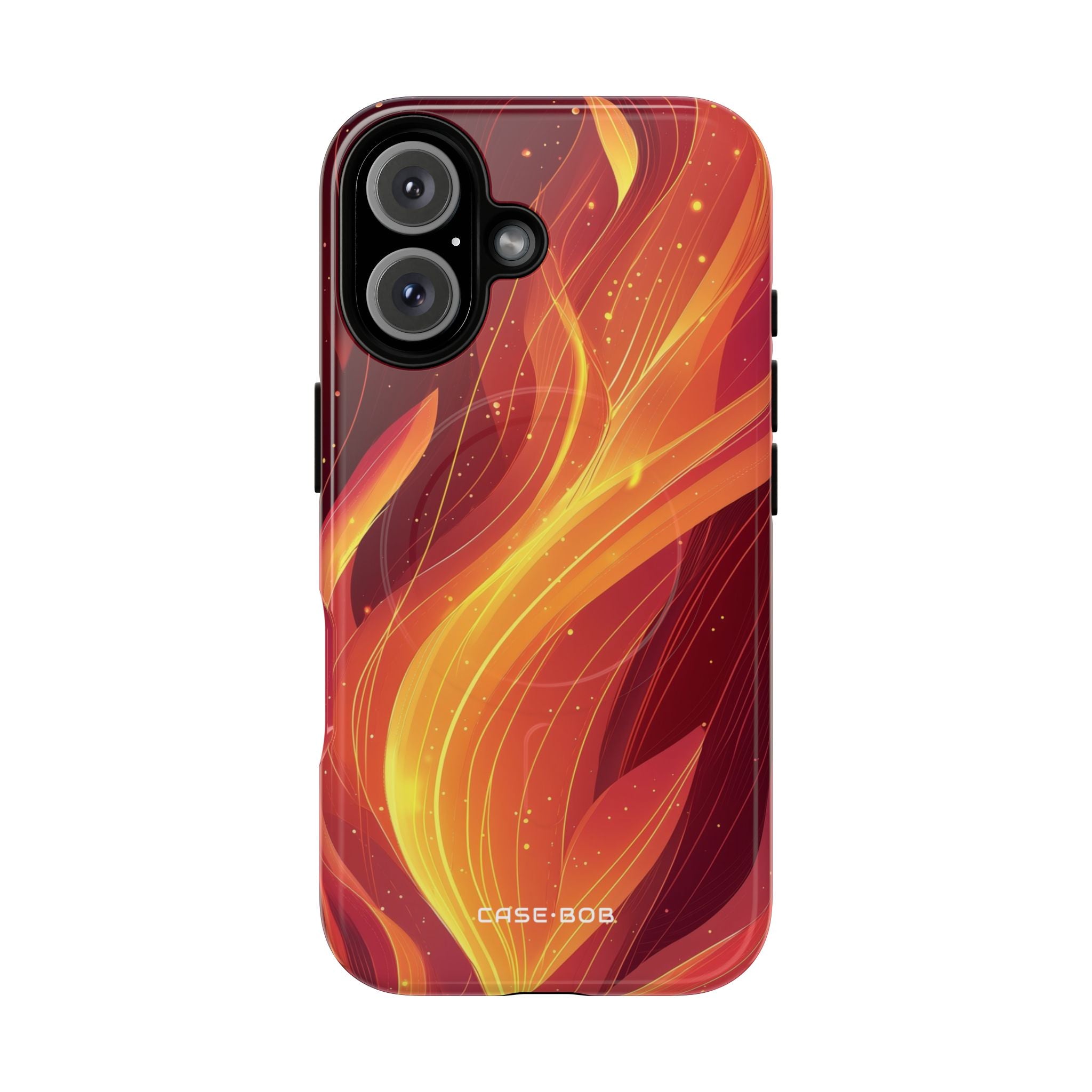 Flaming Flow iPhone 16 Case - Tough+