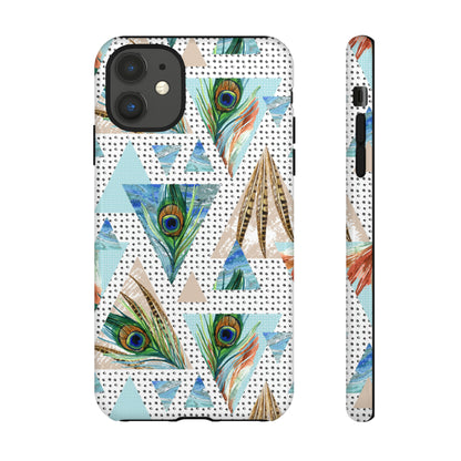 Peacock Feathers - Protective Phone Case