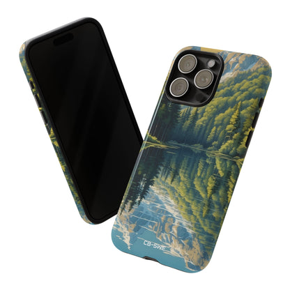 Mountain Peaks Reflect - iPhone Case