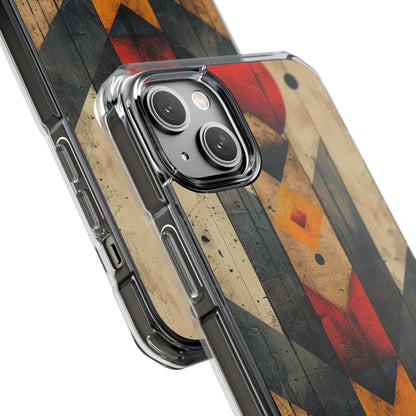 Geometric Fire Rise iPhone 14 - Impact Clear+
