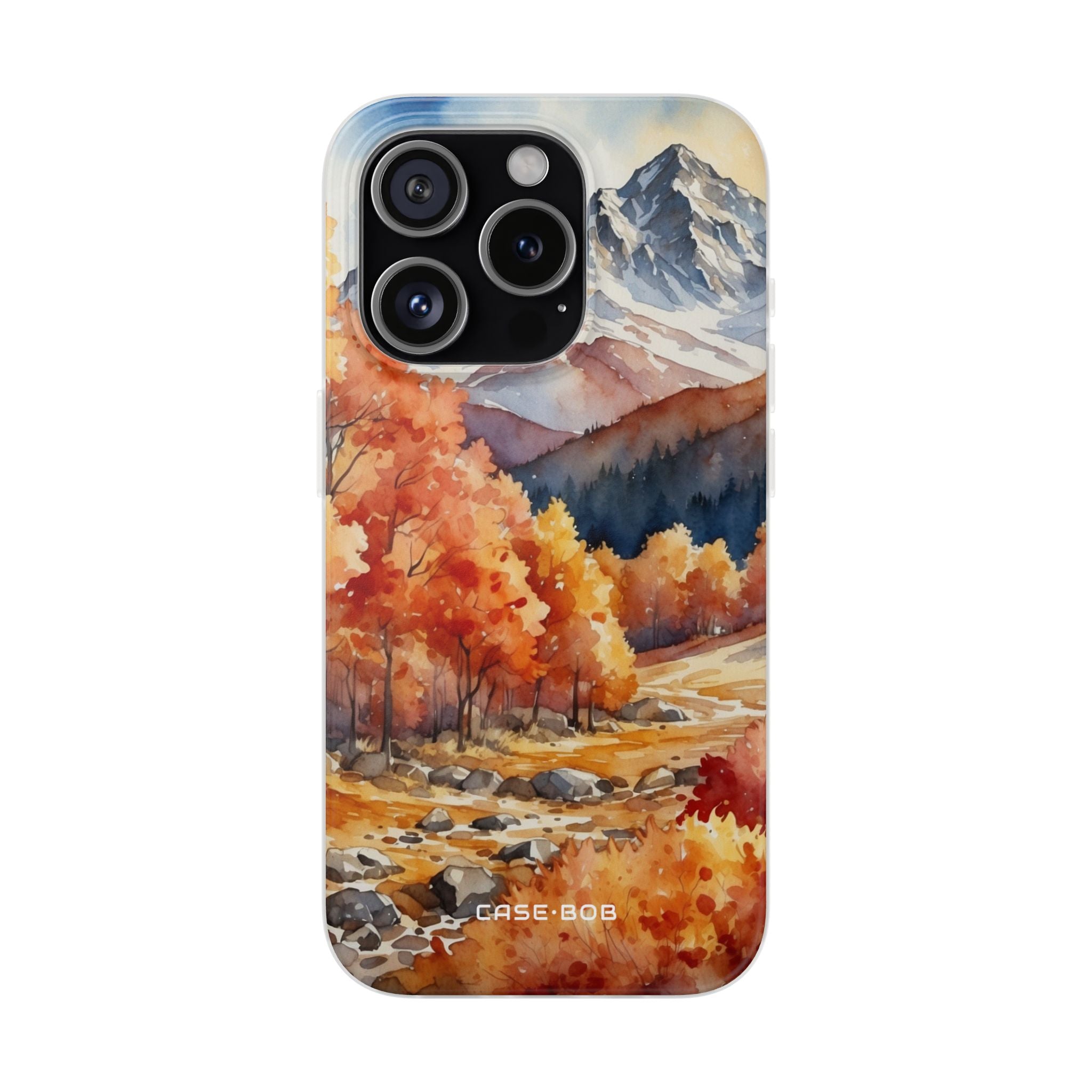 Snowcapped Radiance iPhone 15 Pro Case - Soft