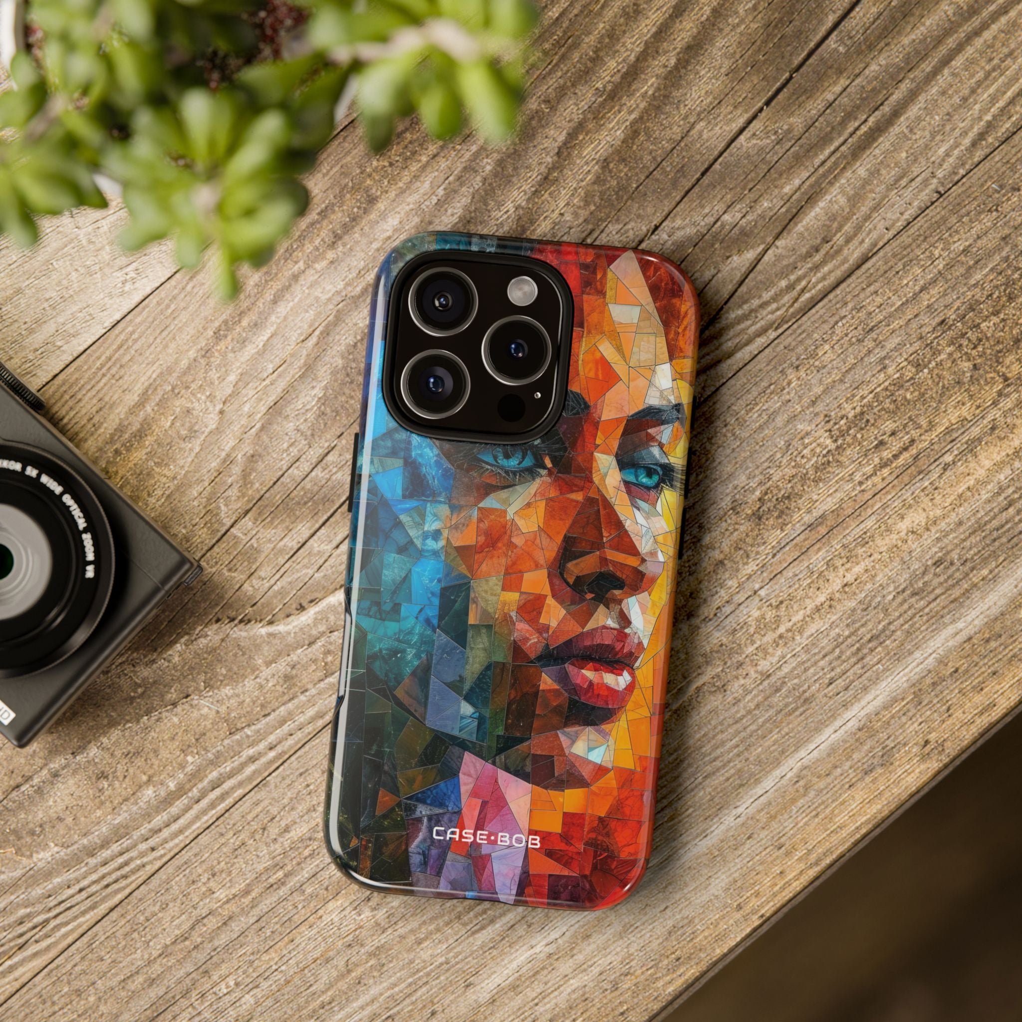 Mosaic Gaze iPhone 16 Pro Case - Tough