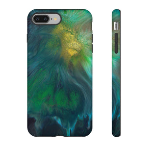 Beryll Green Ink Art iPhone Case (Protective) iPhone 8 Plus Matte Phone Case