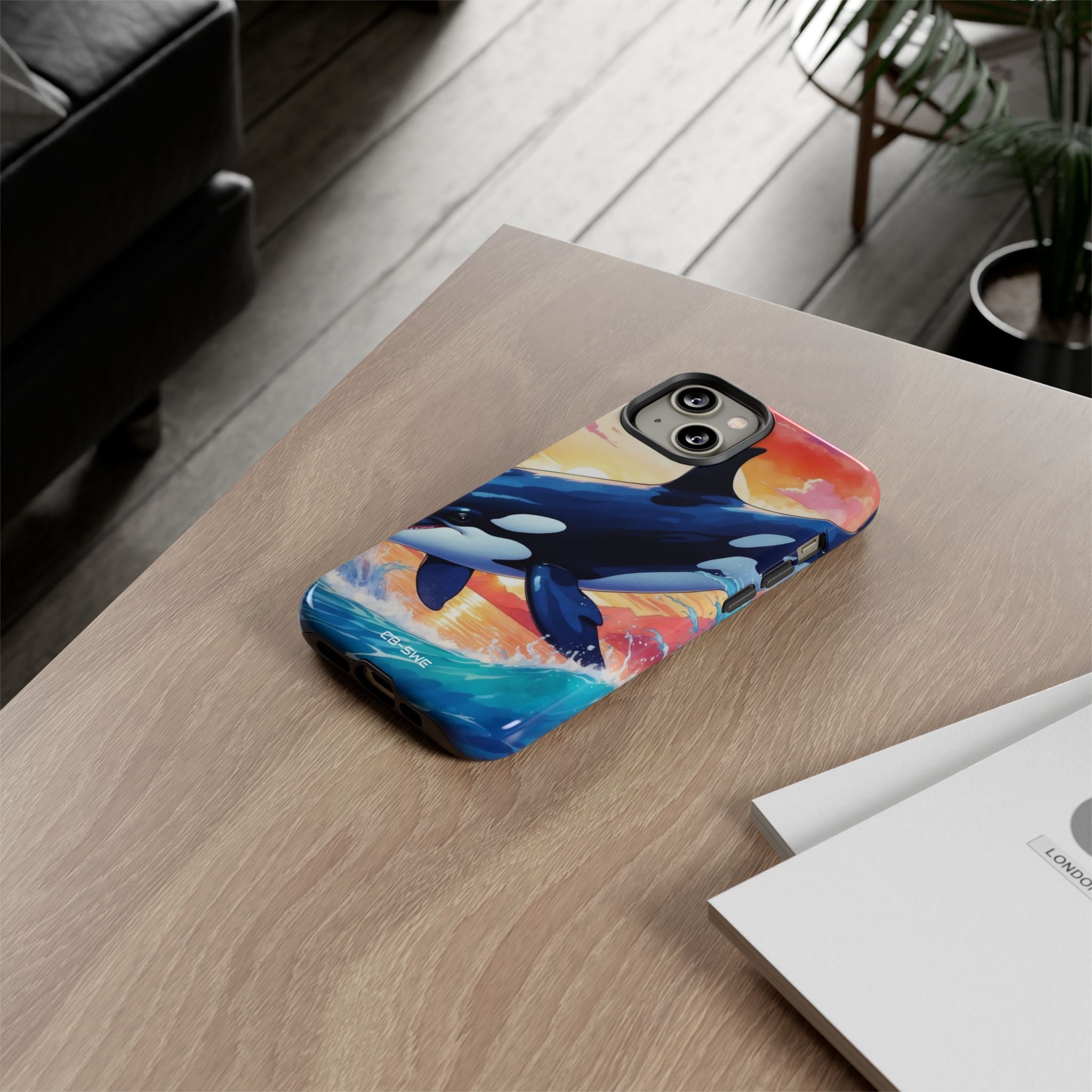 Orca Leaps Joyfully - iPhone Case