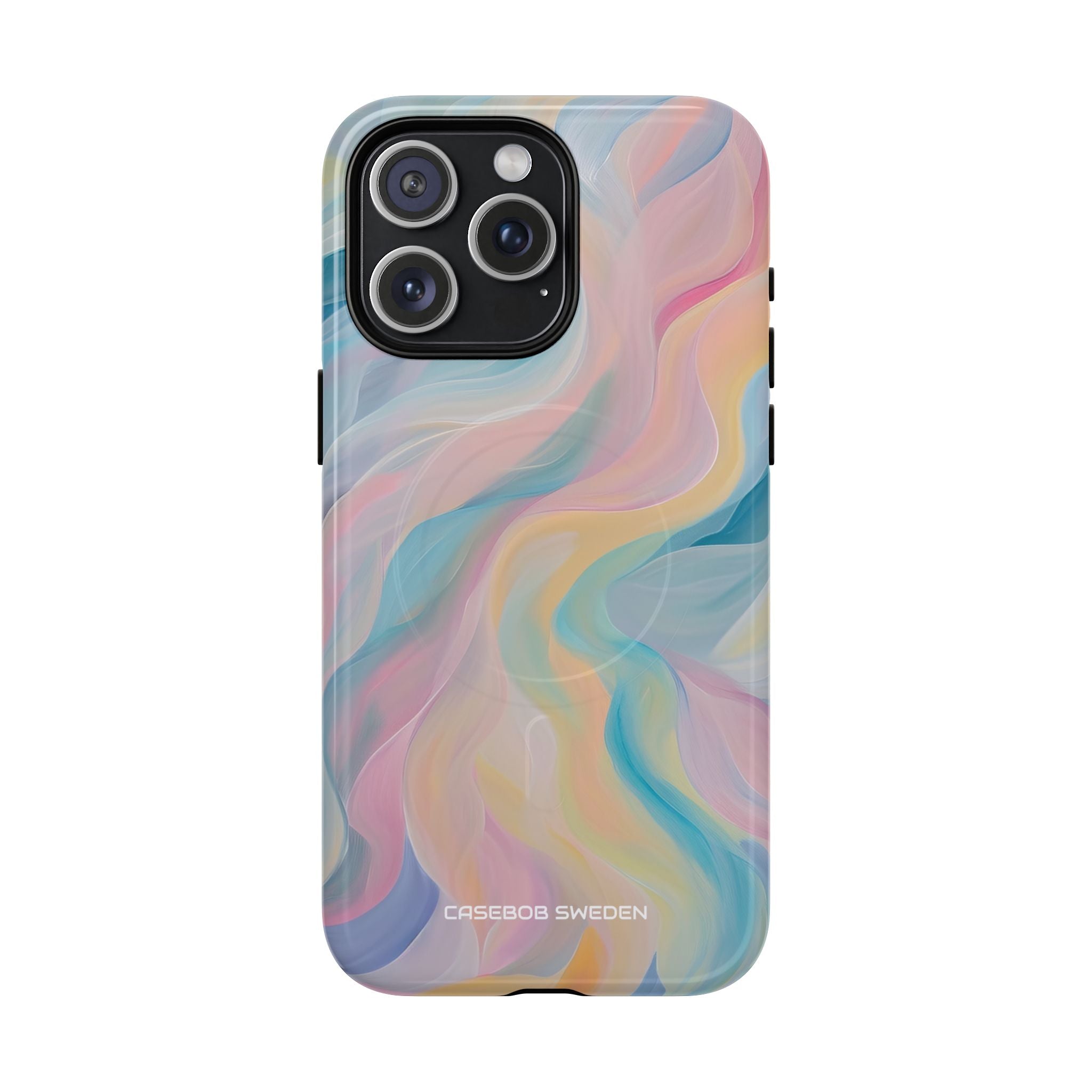 Dreamy Pastel Swirls - Tough + MagSafe® iPhone 15 Phone Case