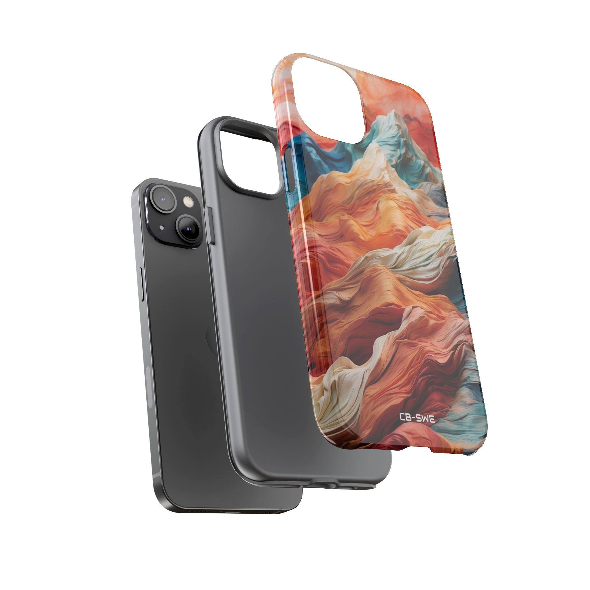Mountain Waves Flow - iPhone Case