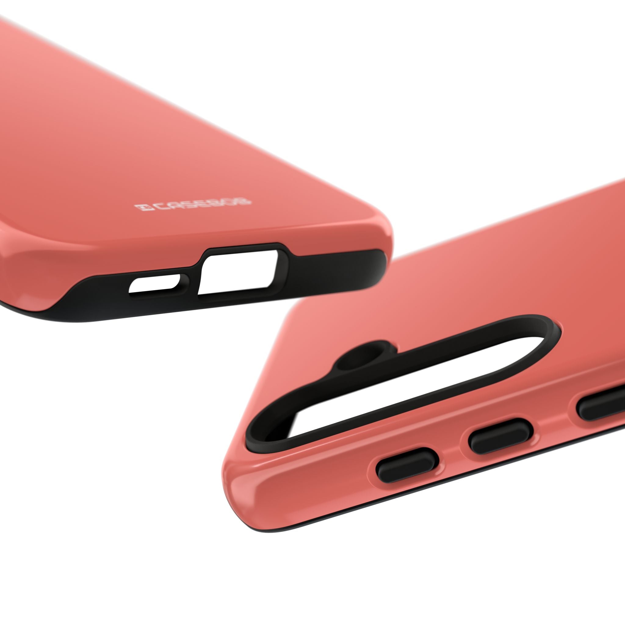 Coral Calm: Minimalist Embrace - For Samsung S24