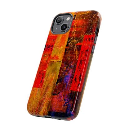 Red Oil Painting - Protective Phone Case