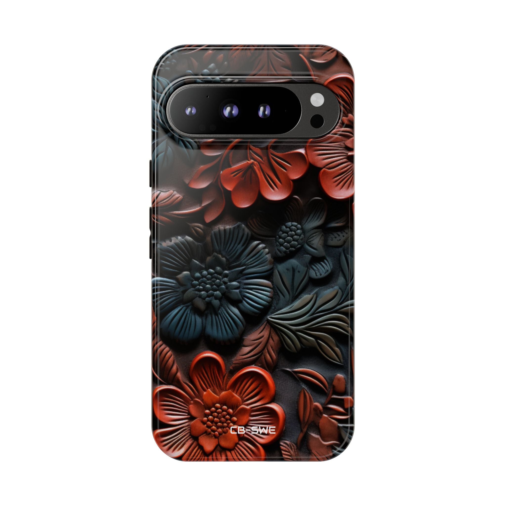 Sculpted Floral Elegance - Google Pixel Case