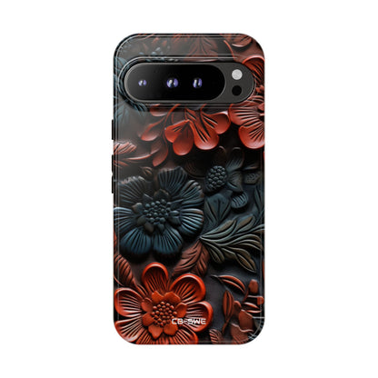 Sculpted Floral Elegance - Google Pixel Case