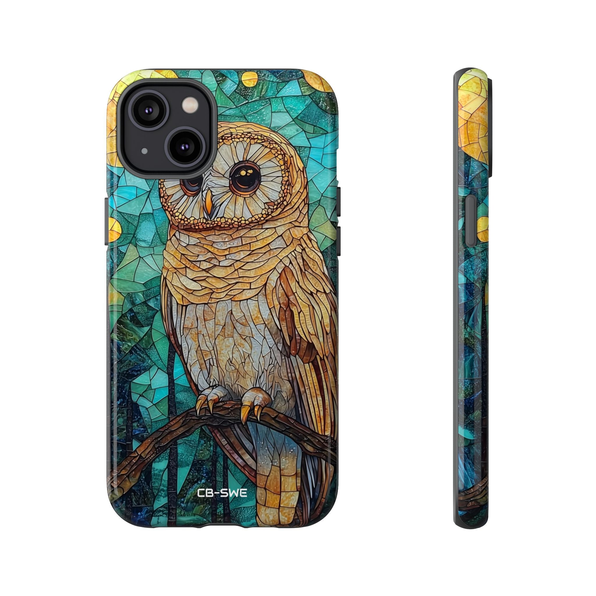 Celestial Owl Gaze - iPhone Case