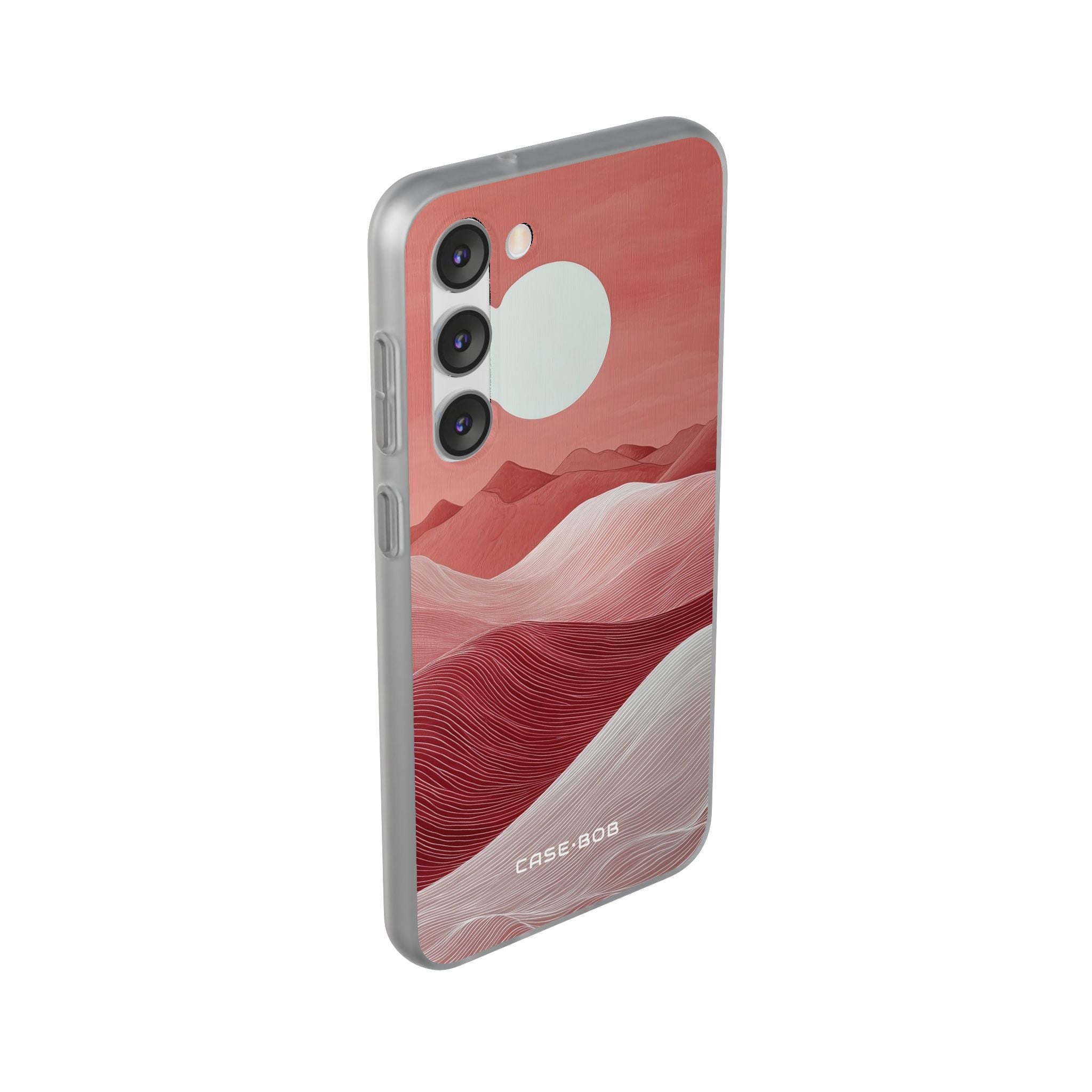 White Orb Dunes Samsung S23 Plus Case - Soft