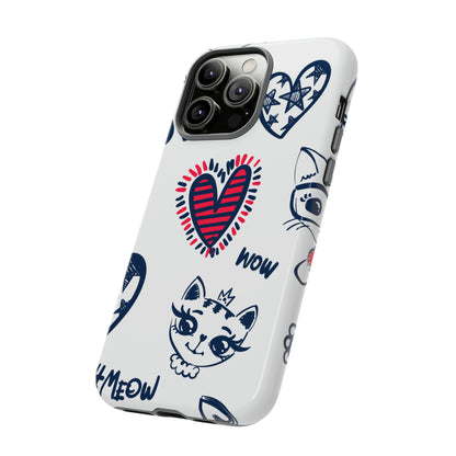 Cute Cat Wallpaper - Protective Phone Case