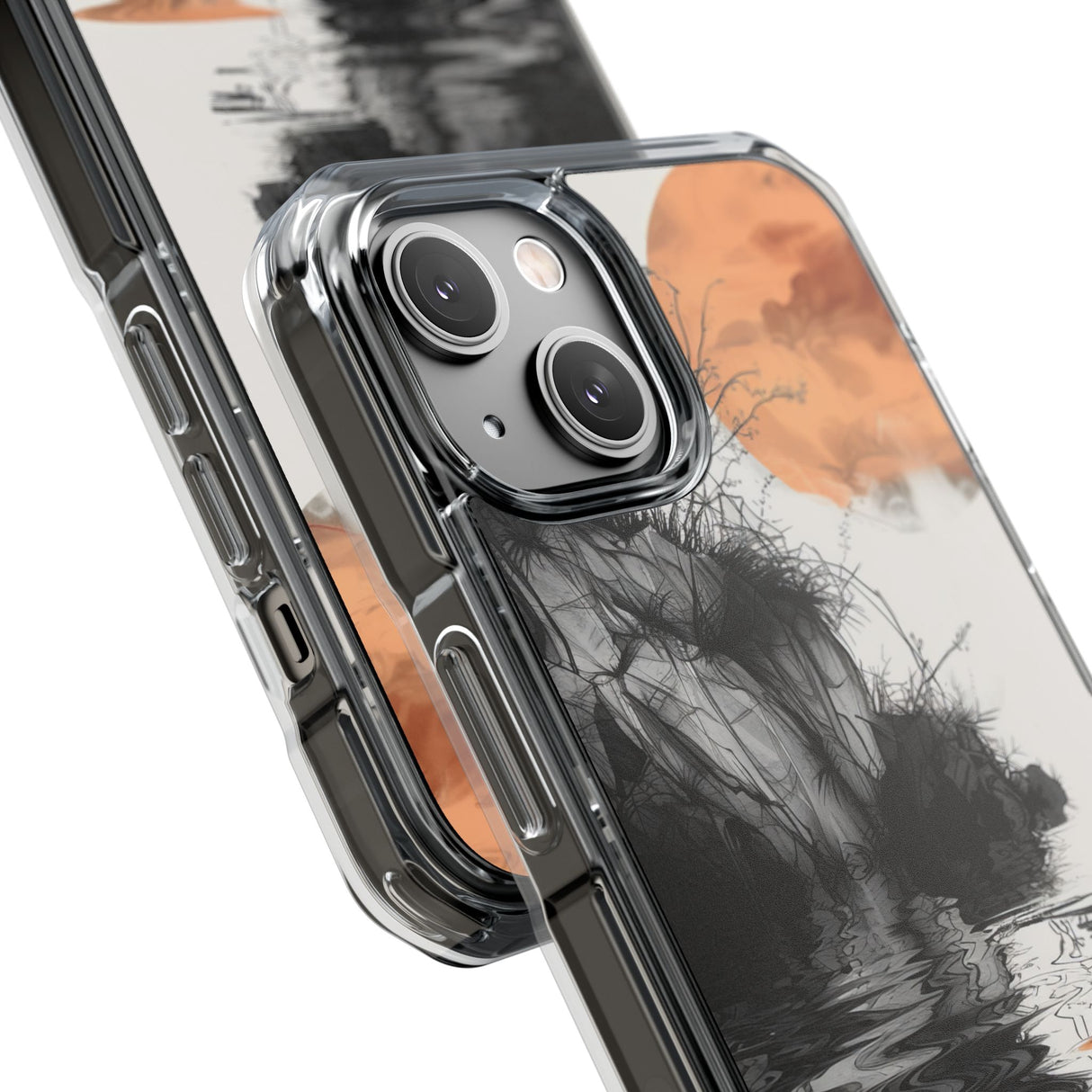 Timeless Serenity - Phone Case for iPhone (Clear Impact - Magnetic)